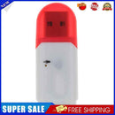 5pcs Bluetooth-compatible 5.0 Mini USB Adapter Audio Stereo Receiver (Red)