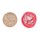 Retro Animal Fire Paint Seal Wax Stamp Literary Hand Account Sealing Wax Head