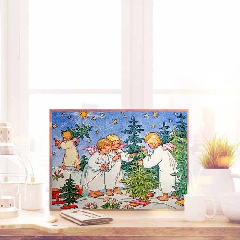 5D DIY Plant Tree Full Round Diamond Painting Mosaic Kits Wall Art Crafts Decor