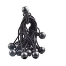10PCS Heavy Duty Elastic Black Ball Bungees Tarp-Tent Cord Down Tie U9V6 W3N5