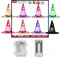 Halloween Witch Hat String Light Hanging Lighted LED Luminous Hats for Outdoor