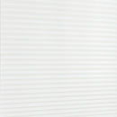 Self-Adhesive Pleated Blinds Half Blackout Window Curtains (White 90X150cm)