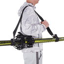 Ski Backpack Carrier Ski Carry Sling Strap Double Shoulder Backpack Fixed Belts