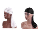 Spandex Headband Solid Hair Accessories Durag Cap Pirate Hat Hip-Hop Bandana