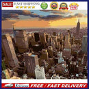DIY Digital Oil Painting Kit Coded Picture City Scape Acrylic Paint by Numbers