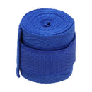 2pcs 2.5m Sports Cotton Kick Boxing Bandage Sanda Wrist Hand Gloves (Blue) Newly