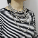 Punk Big Thick Chain Choker Multi-layer Women Men Night Club Necklace Jewelry
