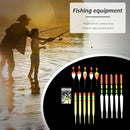 15pcs/Set Upright Buoy Sea Fishing Floats Bobbers Rod Fishing Lures Accessories