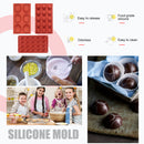 Chocolate Mold Non-Stick Cake Cookie Mould Including 6 / 15 / 24 Holes - 3 Pack