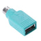 Male for PS2 to USB Female Adapter Converter Keyboard Mouse Mice Connector