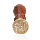 Sealing Wax Classic Initial Wax Seal Stamp Alphabet Letter L Retro Wood