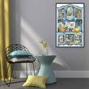 Partial Embroidery Set Cross Stitch Needlework Kit 14CT House Cabinet Artwork