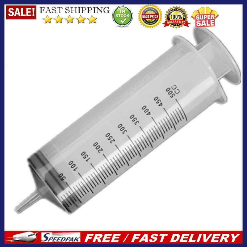 500ml Animal Feeding Syringe Pill Dispenser Medicine Milk Water Feeder Tube