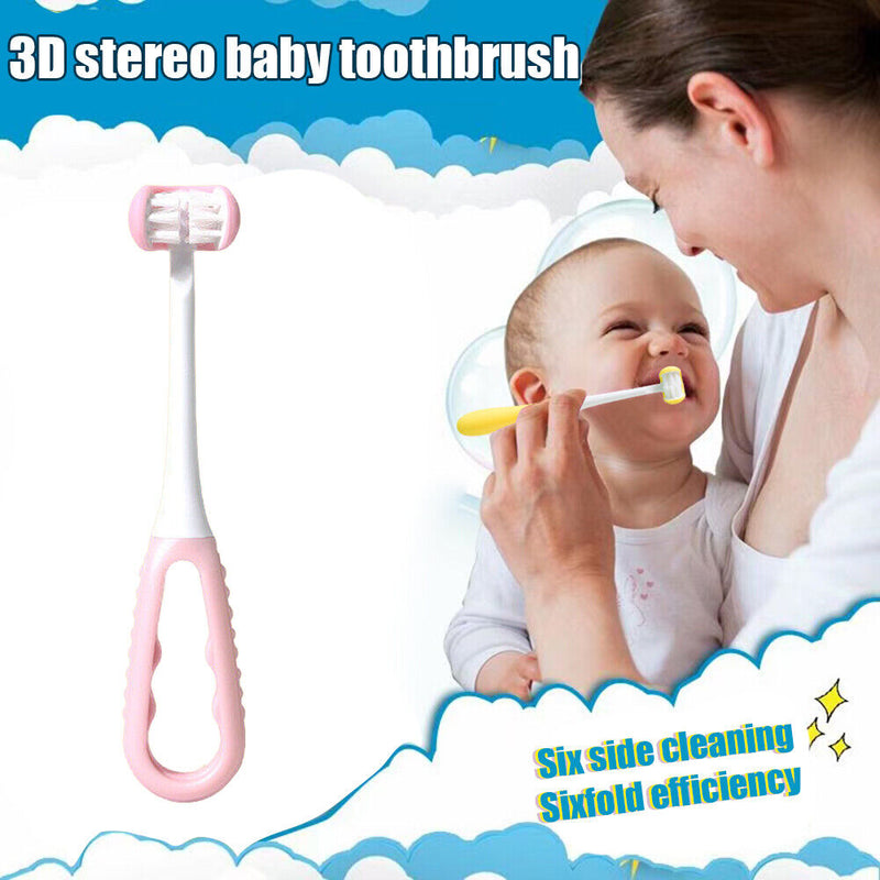 3 Sided Silicone Safety Teeth Brush Dental Clean Toothbrush Oral Care for Y 3-15
