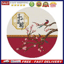 Partial Embroidery 14CT DIY Pink Flower Bird 2 Strands Kit Counted Cross Stitch