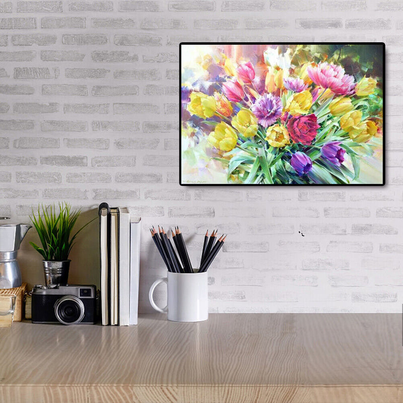 Painting By Numbers DIY Hand Painted Drawing Canvas Pictures Home Decor Bouquet
