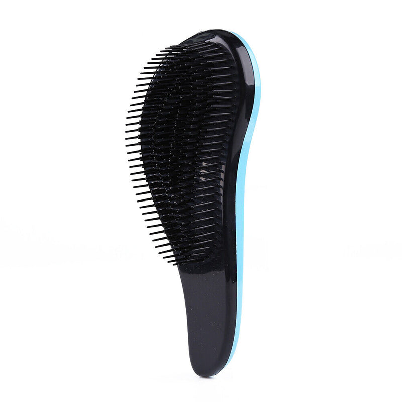 Hair Comb Detangle Hairbrush Massage Brush Curly Styling Tool (Light Blue)