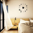 Household DIY Big Wall Clock Modern Living Room Wall Stickers Watch Ornament