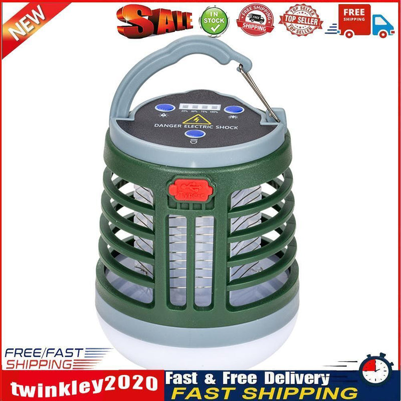 Electric Mosquito Killer LED Lamp w/ Bluetooth-compatible Speaker (Green) Newly