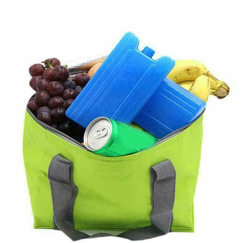 400ml Picnic Fruit Lunch Bag Stay Fresh Ice Blocks Cooler Travel Portable H4Q0
