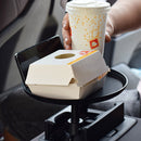 Adjustable Car Food Storage Tray Phone Holder Vehicle Bracket Support Accessory