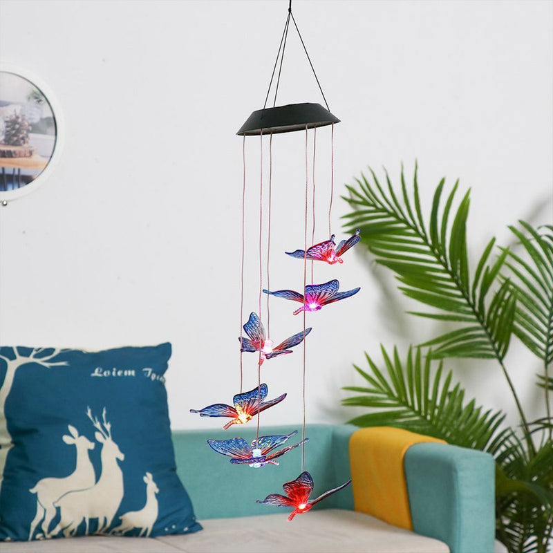 Decorative Lamp Hanging Outdoor Decor Garden Lights Wind Chimes LED Light