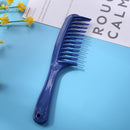 Hairdressing Straight Curly Detangler Hair Combs Salon Hair Styling (Blue) Newly