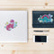 6pcs Phone Cup Book Decor Round DIY Stickers Dinosaur World Diamond Paintin