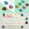 Whiteboard Message Holder Ladybug Refrigerator Decoration Fridge Magnets