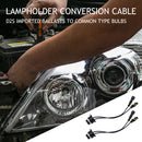 2pcs Car D2S D4S HID Ballast Amp Harness Adapter Holder Female Male Ka