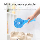 Folding Handheld Desktop Summer Cooling Fan for Travel Office Dorm (Blue)