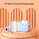 Self-Adhesive Printable Thermal Paper Rolls Portable Pocket Printer Paper Parts