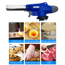 Flame Gun BBQ Cooking Butane Burner Welding Gas Torch Flamethrower (Blue)