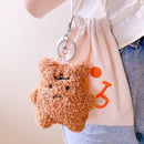 Cute Bag Pendant Girl Decoration Bear Key Ring Keychain Plush