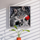 5D DIY Diamond Painting Kits Full Square Drill Rose Flower Wolf Mosaic Picture