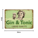 20x30cm Character Retro Tin Painting Rectangular Metal Wall Signs Decor (2)