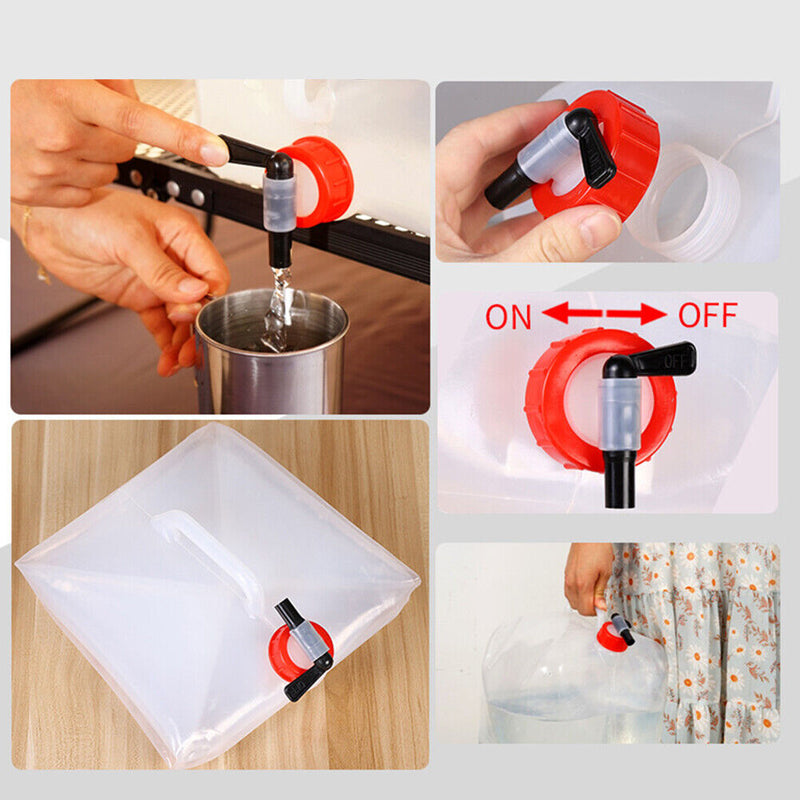 Thickened Collapsible Water Storage Container Foldable Drinking Bag Water T