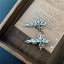 Acrylic Metal Trending Flame Hair Clip Barrette Headwear Wave Sun Hairpins