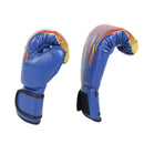 2pcs Breathable Kids Muay Thai Sparring Flame Gloves Punching Boxing Gloves