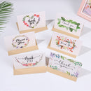 Decor Wedding Supplies Greeting Cards Handmade Happy Birthday Thank you Card