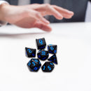 7pcs Multifaceted Digital Dice Set D4 D6 D8 D10 D12 D20 Opaque Polyhedral Dices