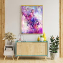 Butterfly Elf Girl Colouring Oil Canvas Pictures DIY Hand Painted Picture Craft