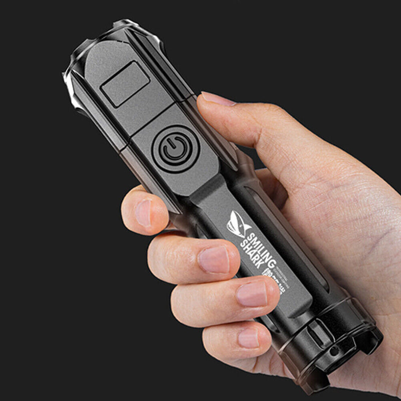 Rechargeable LED Flashlight XPE 3 Lighting Modes for Night Camping Fishing