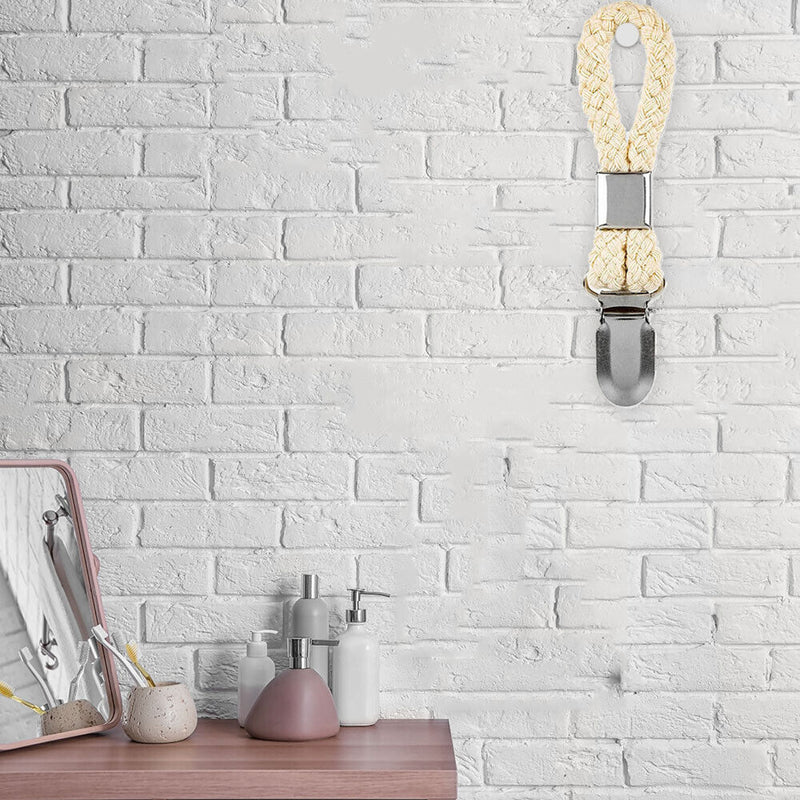 Tea Towel Hanging Clips Kitchen Bathroom Organizer Cloth Pegs Hanger Hooks Lo