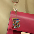DIY Key Chain Diamond Painting Letters Women Bag Keyring Pendant Gift (B) Newly