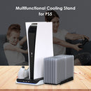 Vertical Cooling Stand for PS5 PS5 Digital Edition with Dual Controller Charger