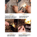 Camping Kindling Dipped In Wax Twine Tinder Wick Cord Outdoor Survival P4R8