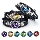 Impact Bracelet Set Adjustable Element Glow in Dark Luminous Bead Woven Jewelry