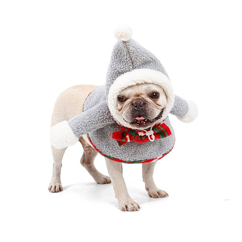 Dog/Cat Funny Plus Snowman Fur Ball Transformed Pet Christmas Headwear Warm