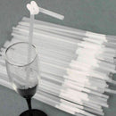 Long Transparent Party Extra Flexible Drinking Bendy L6C0 100pcs Straws T3Z5